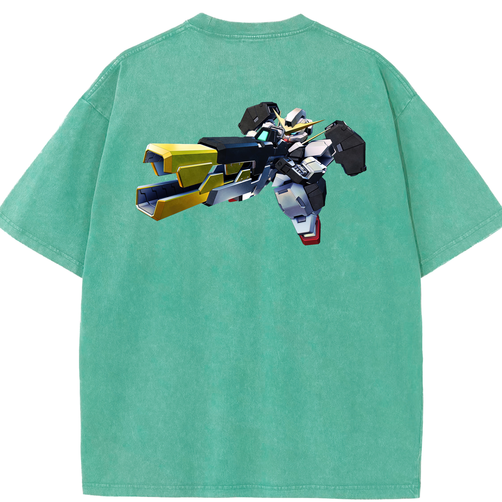 （画像用） 機動戦士ガンダム Mobile Suit Gundam 綿100% ヴィンテージ風 半袖Tシャツ（背面プリント）
